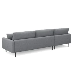 Ecksofa LEAH links grau
