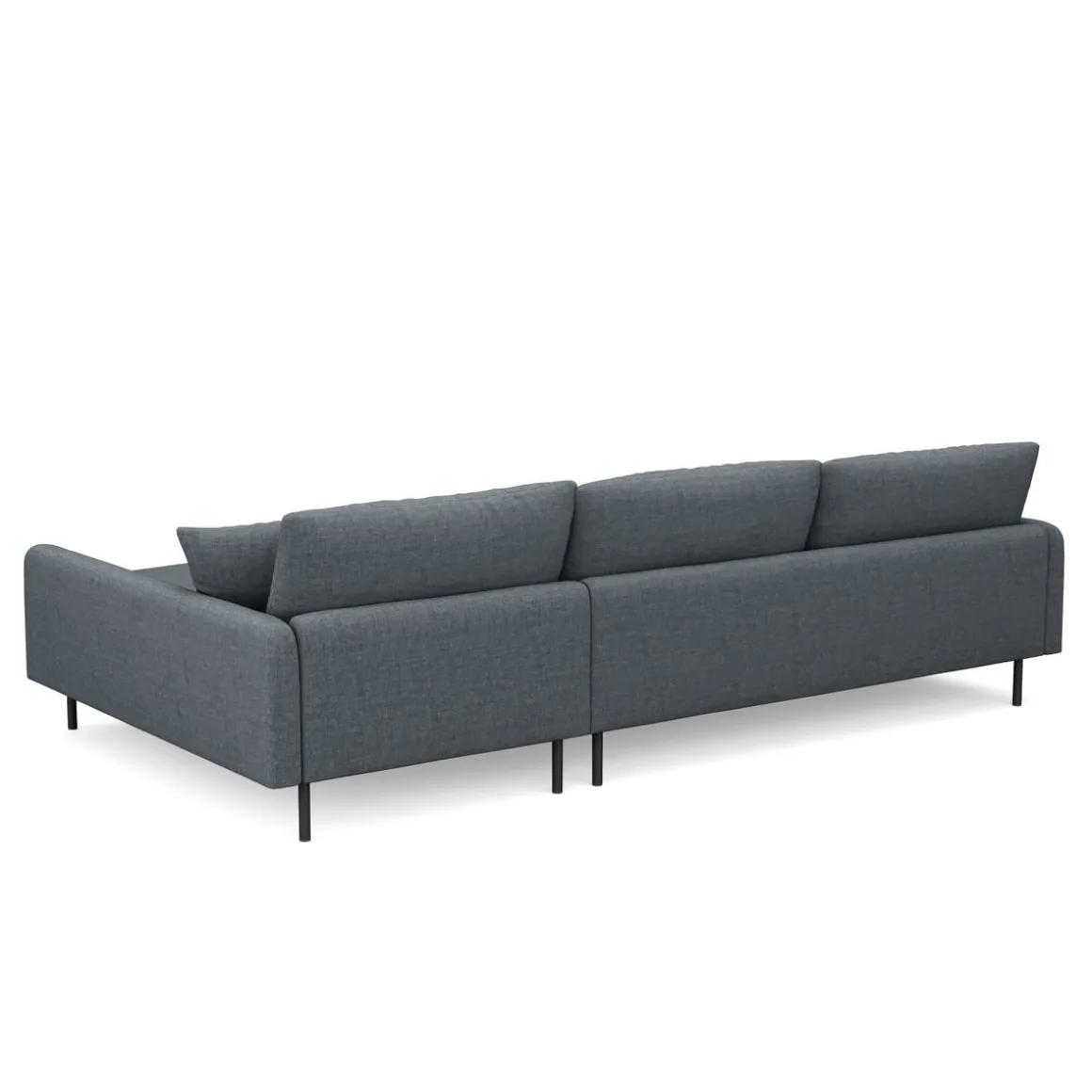 Ecksofa LEAH rechts anthrazit