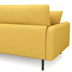 Ecksofa LEAH rechts gelb
