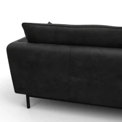 Ecksofa Leder ELVIS links anthrazit