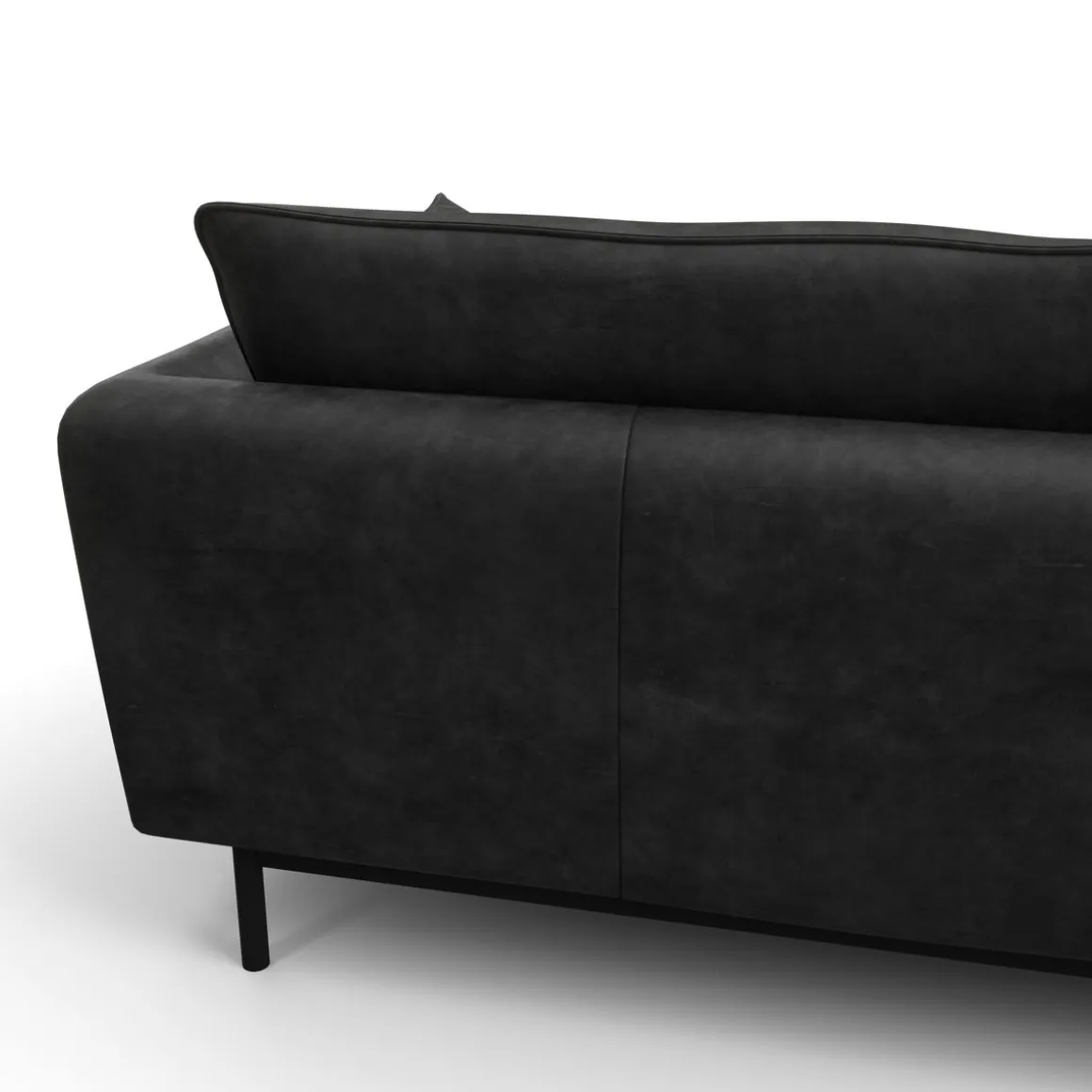 Ecksofa Leder ELVIS links anthrazit