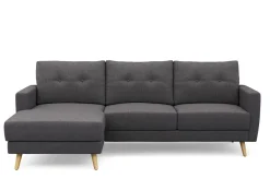 Ecksofa MANDY links anthrazit