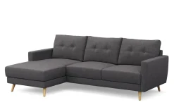Ecksofa MANDY links anthrazit