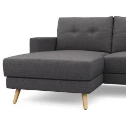 Ecksofa MANDY links anthrazit