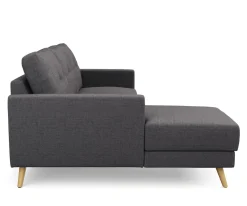 Ecksofa MANDY links anthrazit