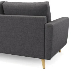 Ecksofa MANDY rechts anthrazit