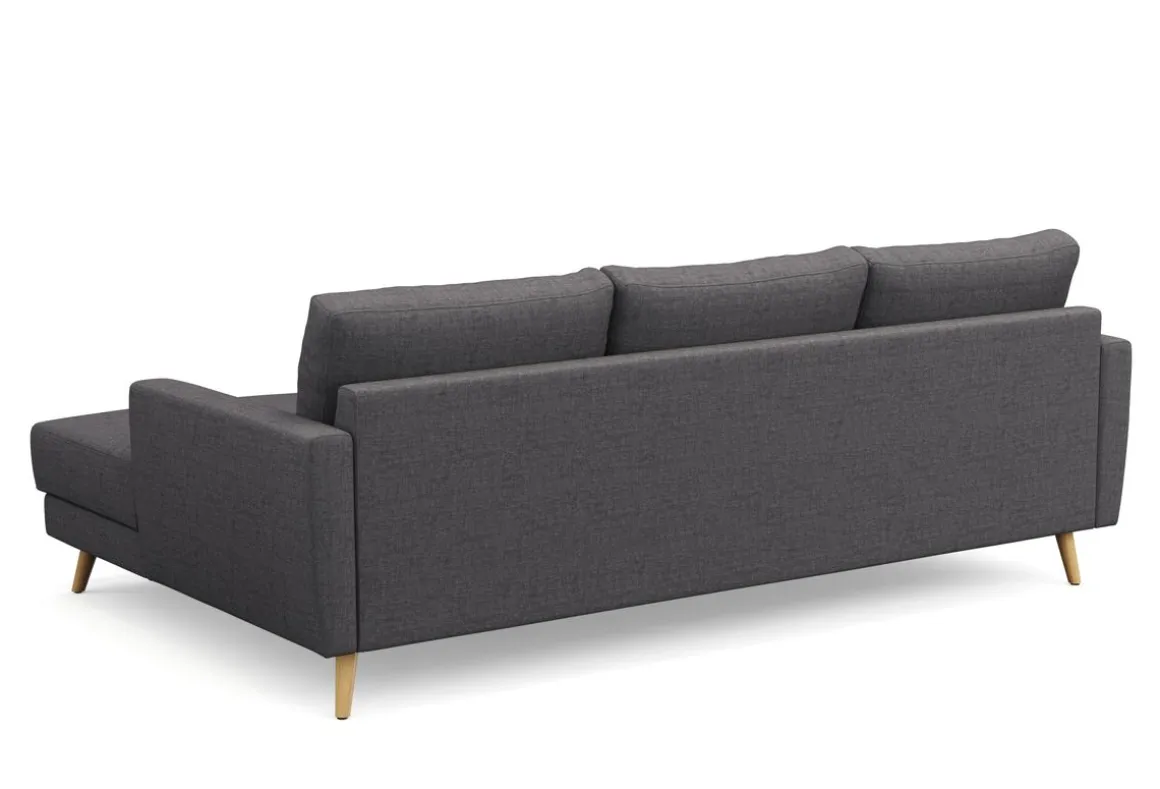 Ecksofa MANDY rechts anthrazit