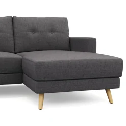 Ecksofa MANDY rechts anthrazit