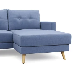 Ecksofa MANDY rechts blau