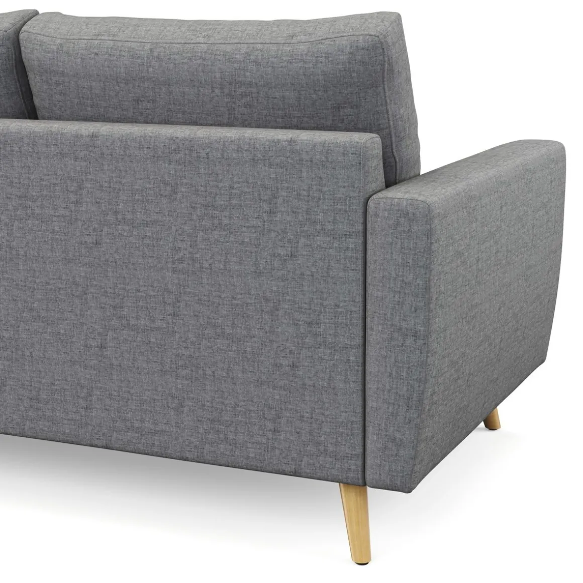 Ecksofa MANDY rechts grau