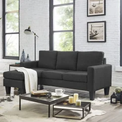 Ecksofa MILA anthrazit