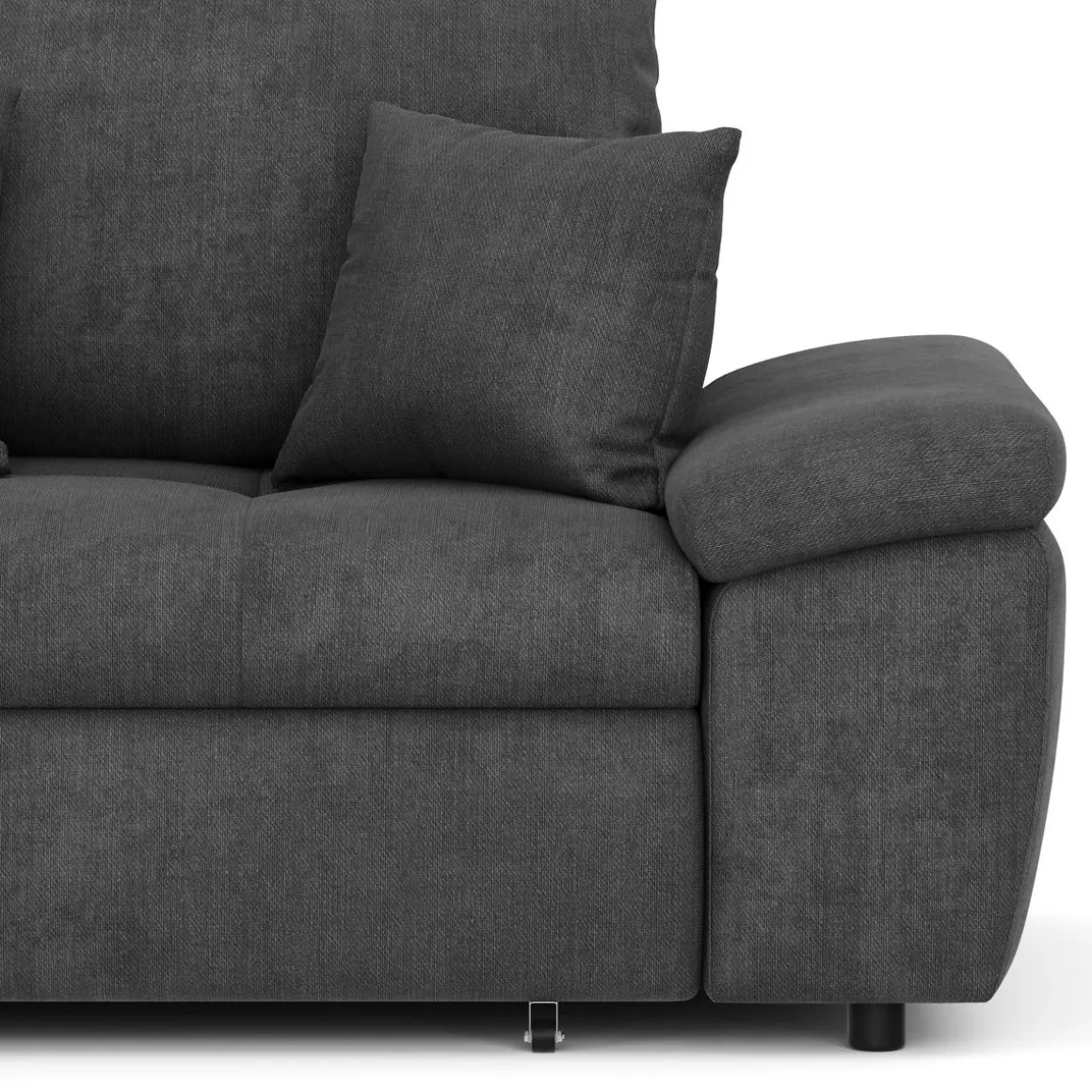Ecksofa mit Schlaffunktion BRYNN links anthrazit