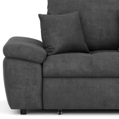 Ecksofa mit Schlaffunktion BRYNN rechts anthrazit