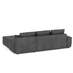 Ecksofa mit Schlaffunktion BRYNN rechts anthrazit