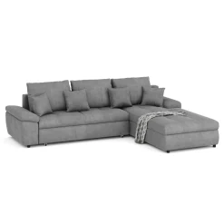 Ecksofa mit Schlaffunktion BRYNN rechts grau