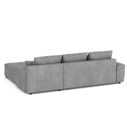 Ecksofa mit Schlaffunktion BRYNN rechts grau