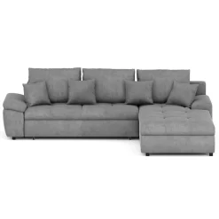 Ecksofa mit Schlaffunktion BRYNN rechts grau