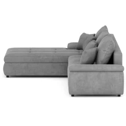 Ecksofa mit Schlaffunktion BRYNN links grau