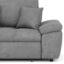 Ecksofa mit Schlaffunktion BRYNN links grau