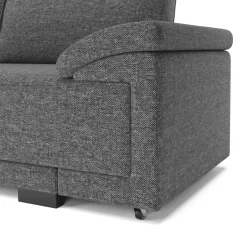 Ecksofa mit Schlaffunktion LYNN links anthrazit