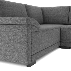 Ecksofa mit Schlaffunktion LYNN links anthrazit