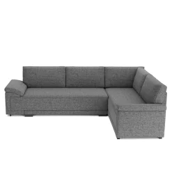 Ecksofa mit Schlaffunktion LYNN rechts anthrazit