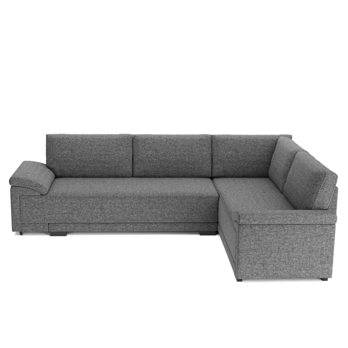 Ecksofa mit Schlaffunktion LYNN rechts anthrazit