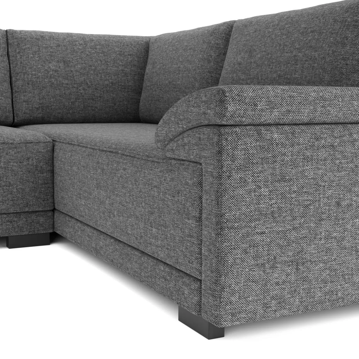 Ecksofa mit Schlaffunktion LYNN rechts anthrazit