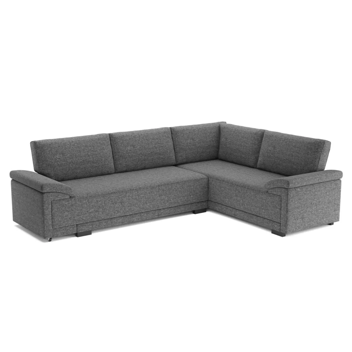 Ecksofa mit Schlaffunktion LYNN rechts anthrazit