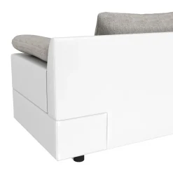 Ecksofa mit Schlaffunktion NALA links weiss