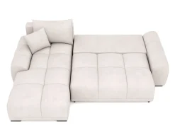 Ecksofa mit Schlaffunktion TRAVIS links beige