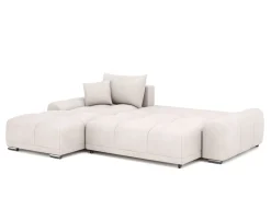 Ecksofa mit Schlaffunktion TRAVIS links beige