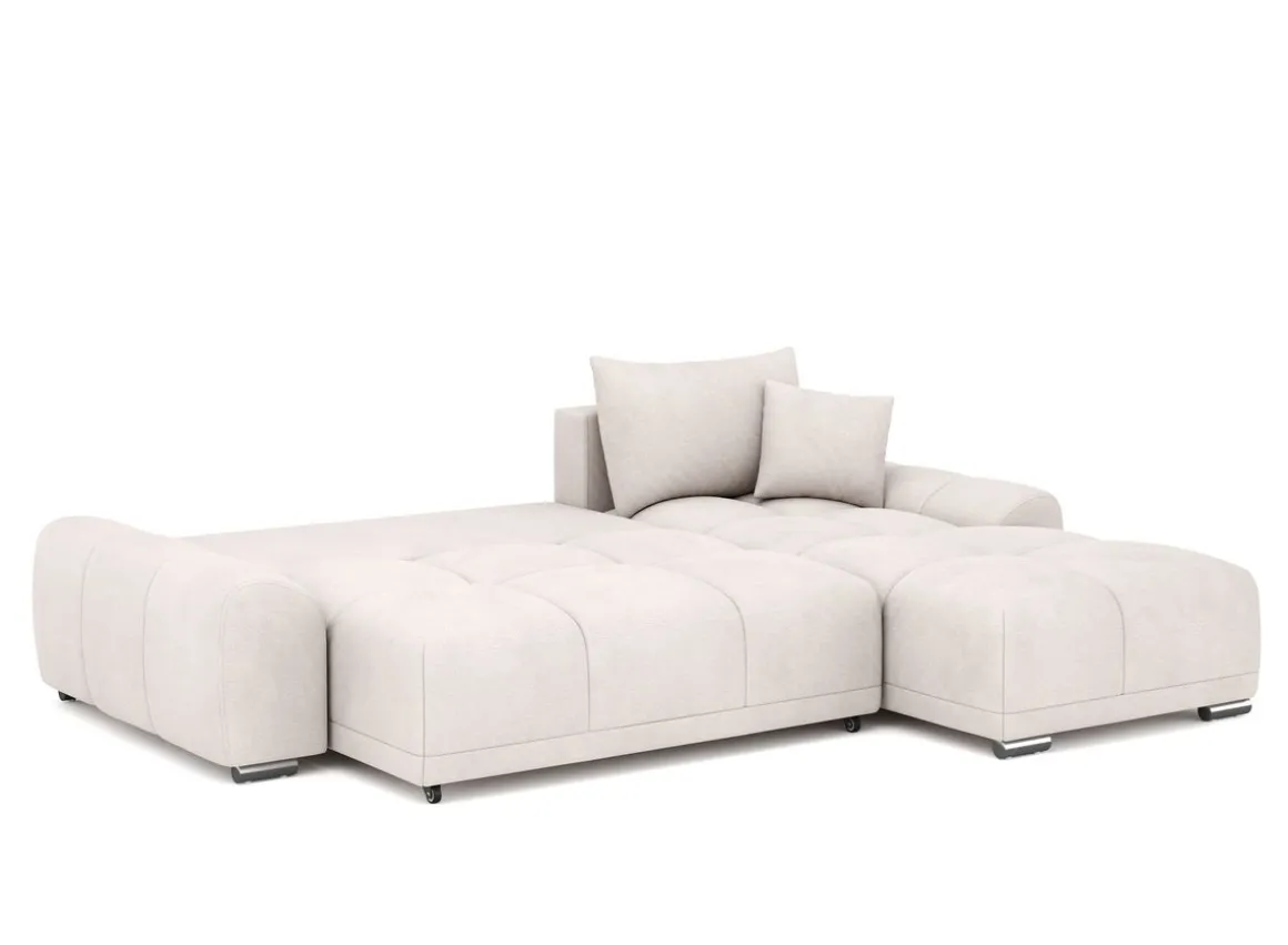 Ecksofa mit Schlaffunktion TRAVIS rechts beige