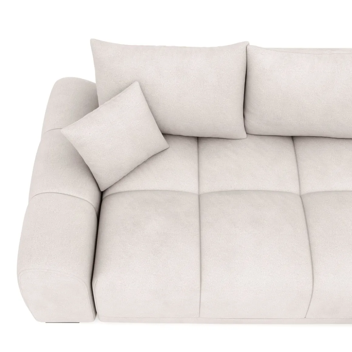 Ecksofa mit Schlaffunktion TRAVIS rechts beige