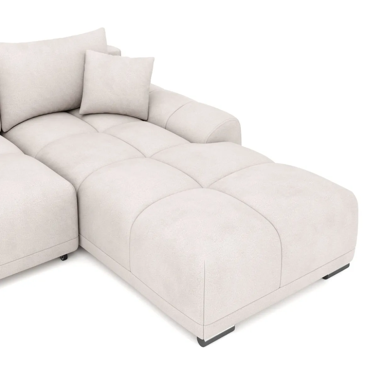 Ecksofa mit Schlaffunktion TRAVIS rechts beige