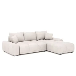 Ecksofa mit Schlaffunktion TRAVIS rechts beige