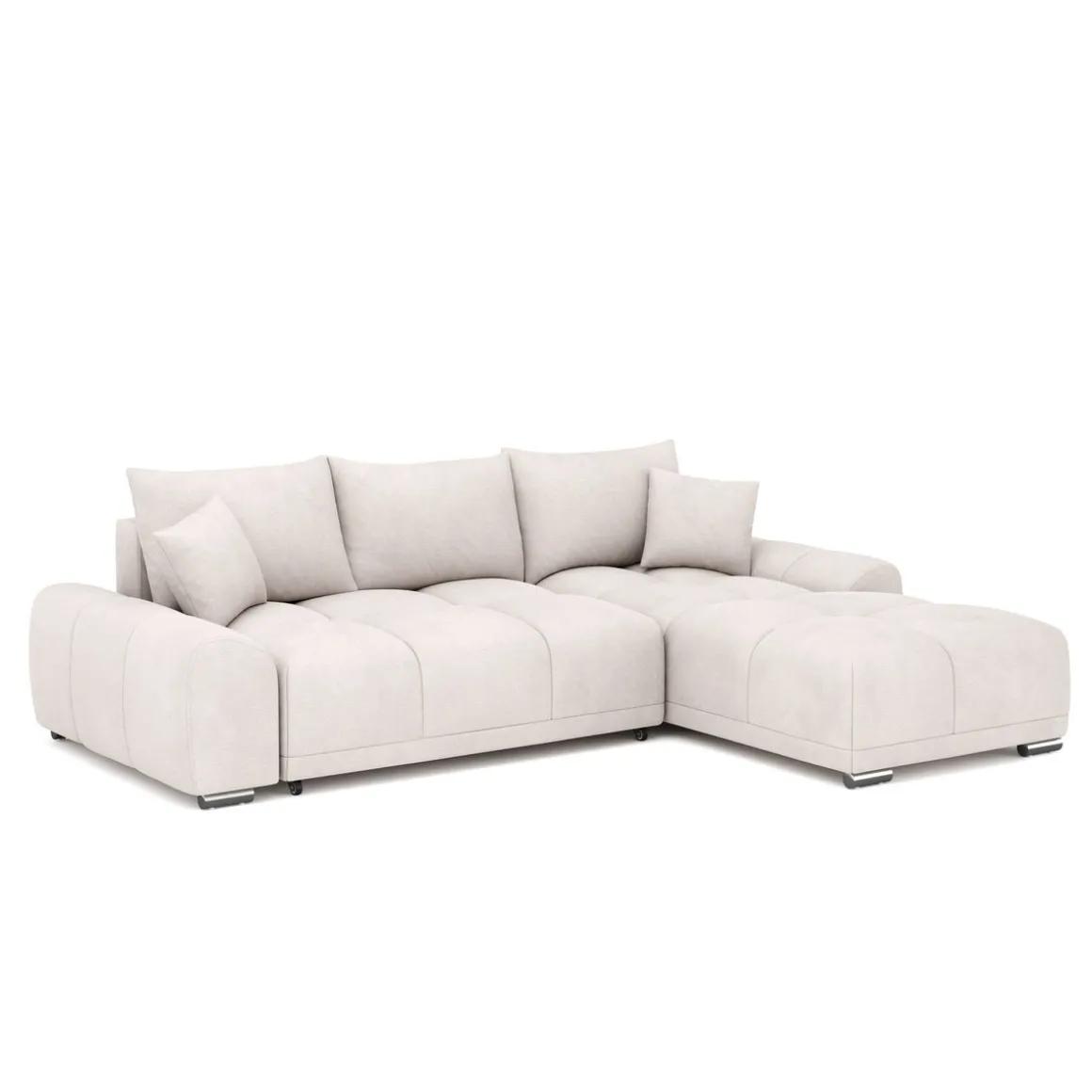 Ecksofa mit Schlaffunktion TRAVIS rechts beige