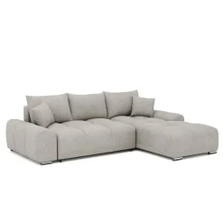 Ecksofa mit Schlaffunktion TRAVIS rechts grau