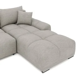 Ecksofa mit Schlaffunktion TRAVIS rechts grau