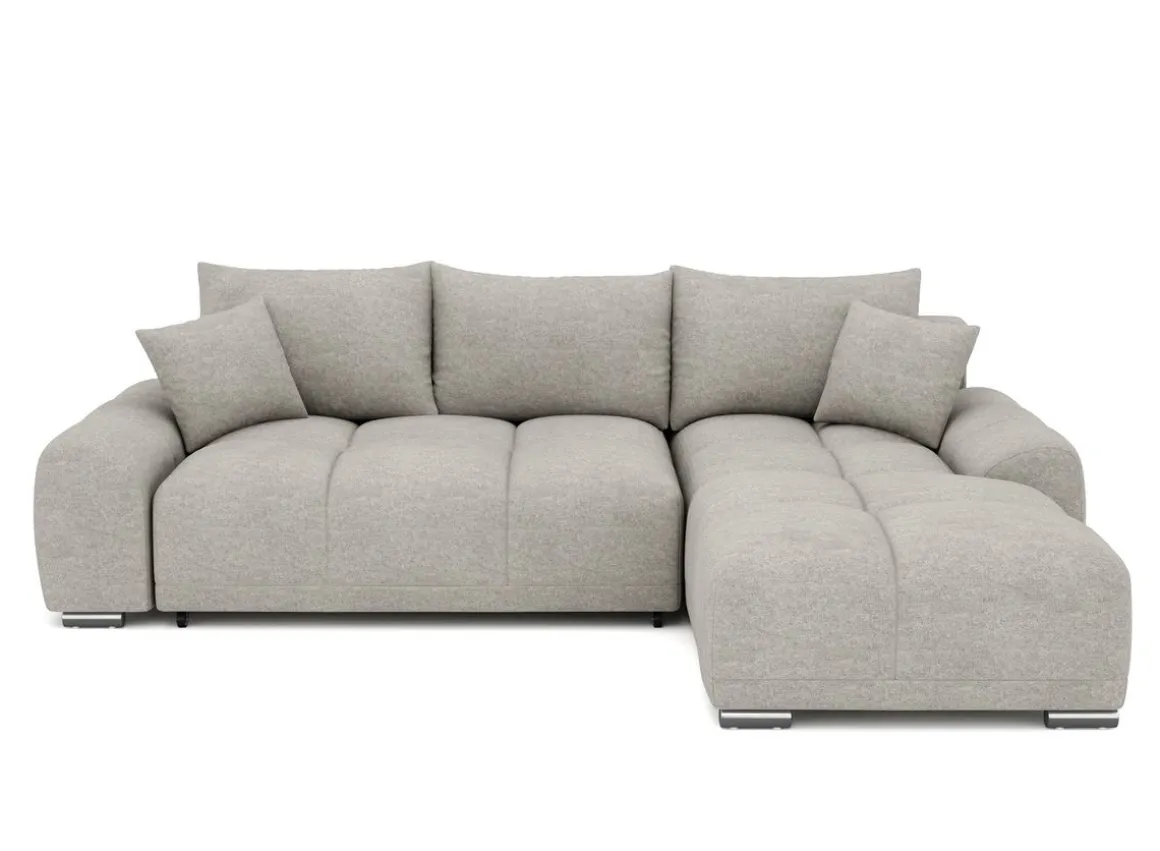 Ecksofa mit Schlaffunktion TRAVIS rechts grau