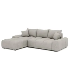 Ecksofa mit Schlaffunktion TRAVIS links grau