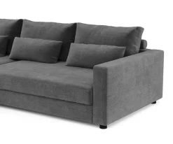 Ecksofa NAEL links anthrazit