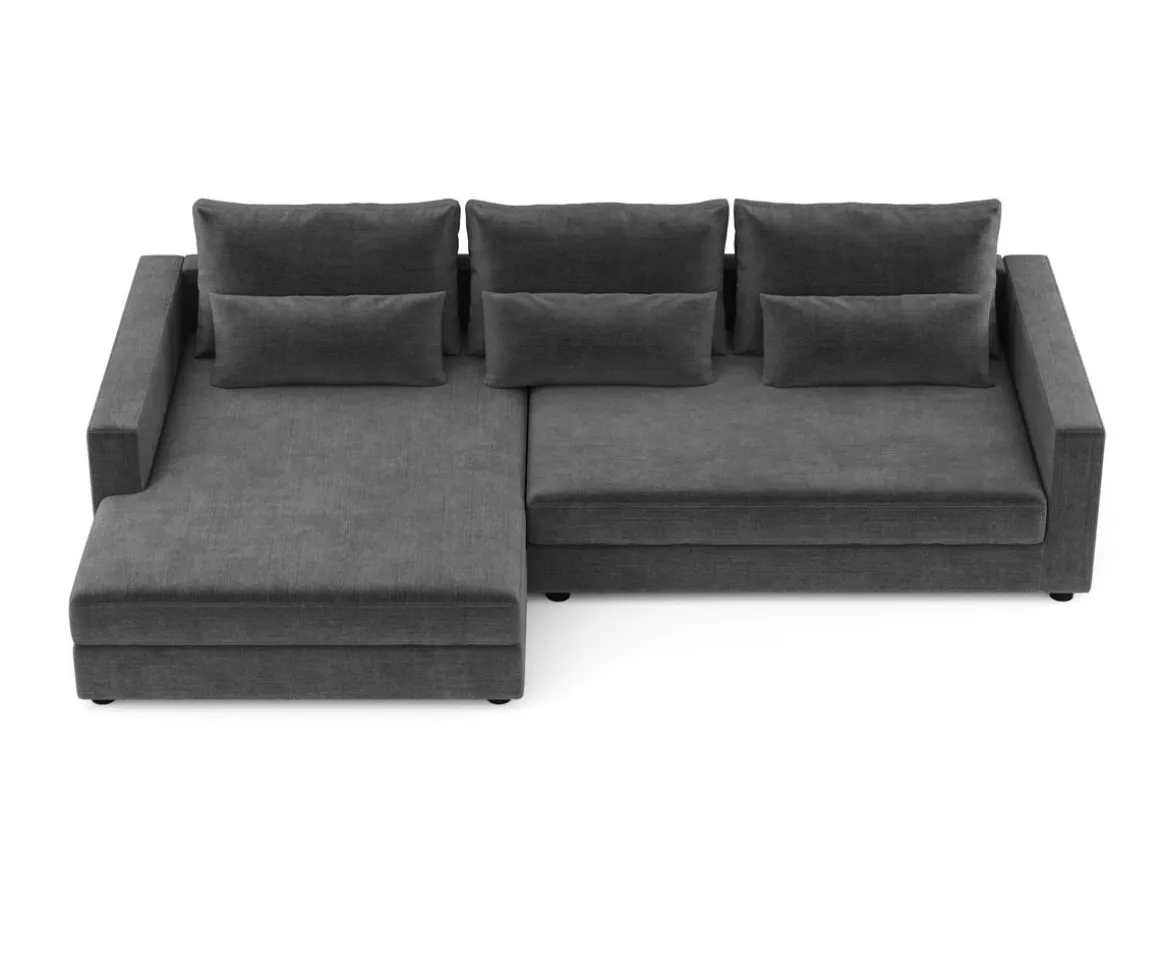 Ecksofa NAEL links anthrazit