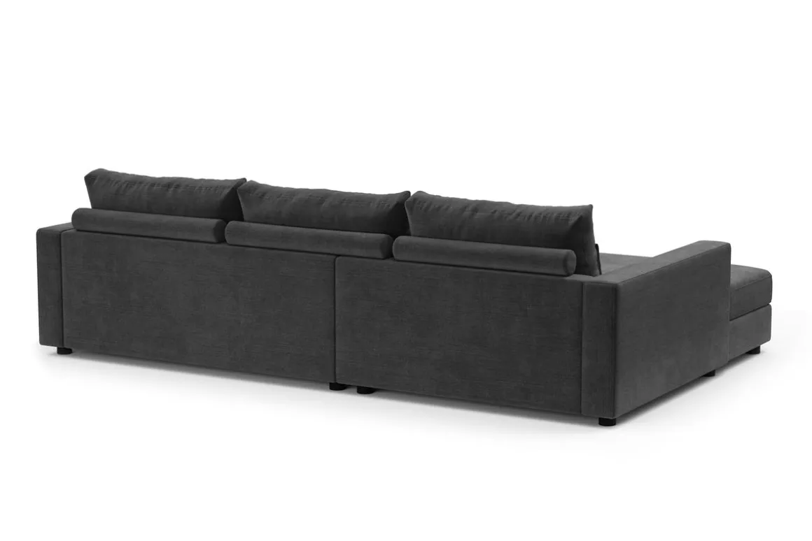 Ecksofa NAEL links anthrazit