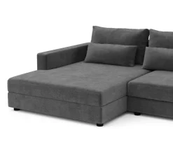 Ecksofa NAEL links anthrazit