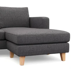 Ecksofa NOLAN rechts anthrazit