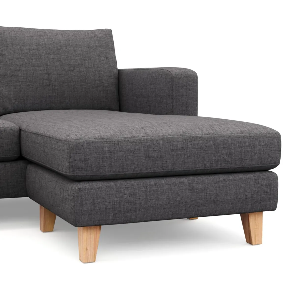 Ecksofa NOLAN rechts anthrazit