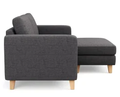 Ecksofa NOLAN rechts anthrazit