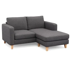 Ecksofa NOLAN rechts anthrazit
