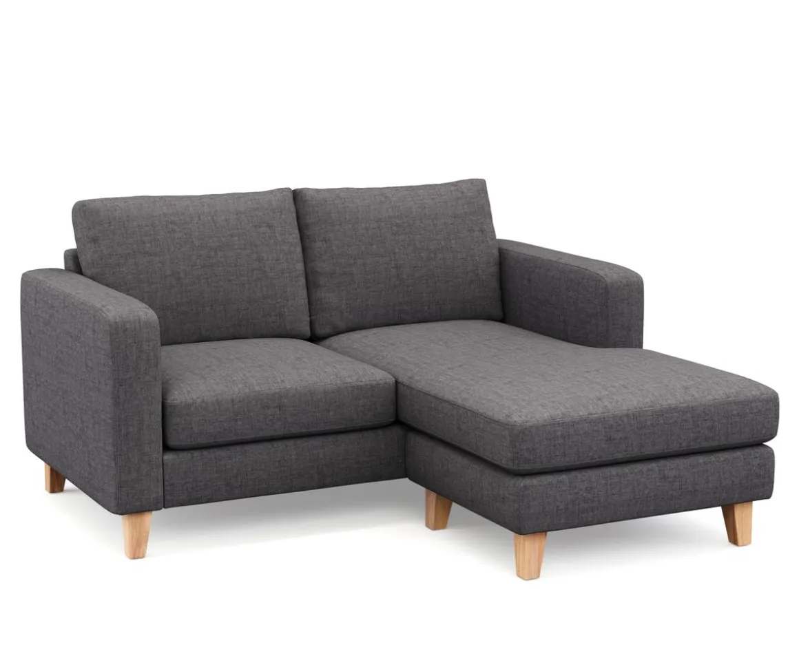 Ecksofa NOLAN rechts anthrazit